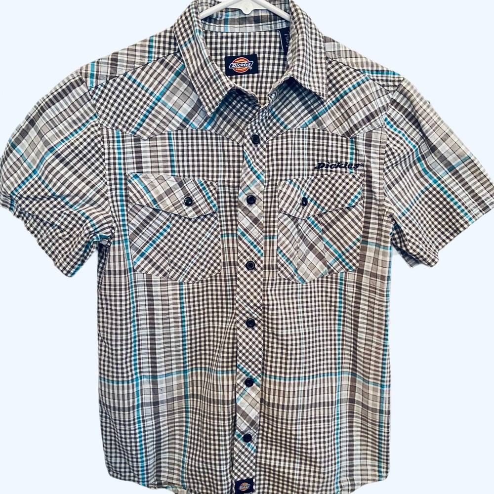 Dickies boys size 10 button down shirt